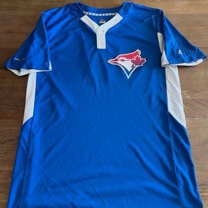 Toronto Blue Jays Majestic Cool Base Jersey Shirt‎ MLB Logo Mens Size Medium Med